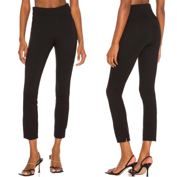 SPANX The Perfect Back Skinny Pull On Dress Pants Black ponte ankle pant sz m - Picture 1 of 8